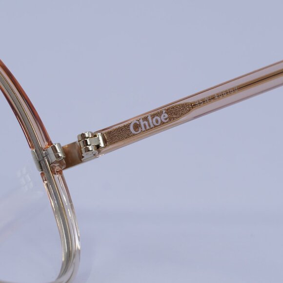 Chloe CH0032O 004 Eyeglasses Orange 55mm Round Frame - Picture 10 of 11